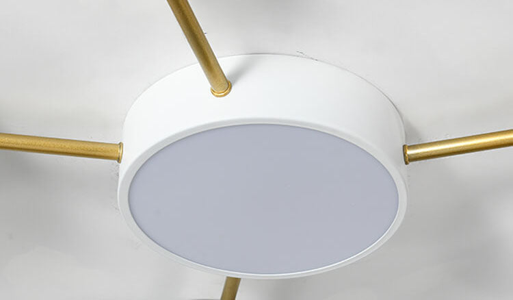 Rectangular LED Ceiling Light 36W Gray Wood and Metal Low-Profile Design for Bedrooms Entryways Modern Home