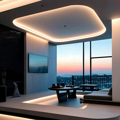 Flexible LED Strip Light | 24V Waterproof Design with Recessed Installation | Ideal for Outdoor Illumination