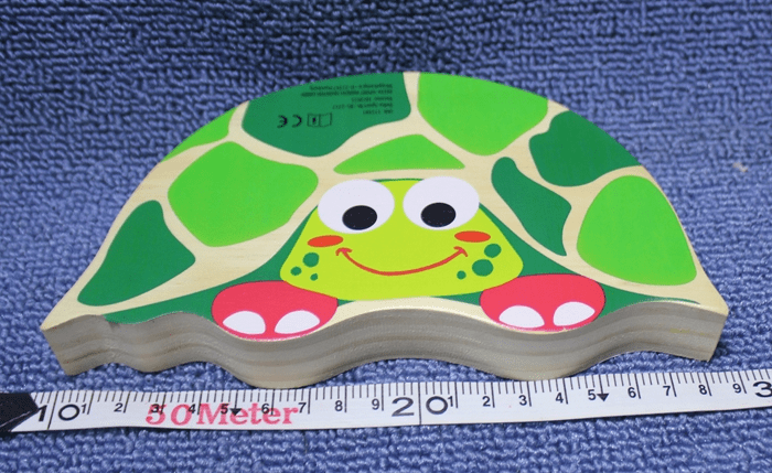 Turtle Stacking Game for Toddlers – Wooden Balance Blocks for Hand-Eye Coordination & Fine Motor Skills Ages 3+