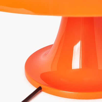 Retro Mushroom Table Lamp with Dimmable LED Warm Light for Bedroom & Living Room Ambiance