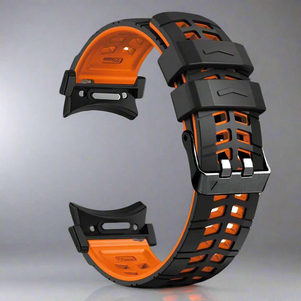 Flexible Silicone Galaxy Watch Ultra Band – Sport Strap for 47mm Ultra, Ultra 2 & 2025 Models – Adjustable Buckle Replacement Wristband