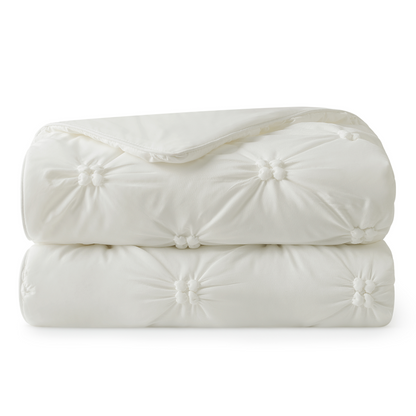 Elegant Pintuck Cooling Comforter with Breathable Fabric | Lightweight Design for Hot Sleepers