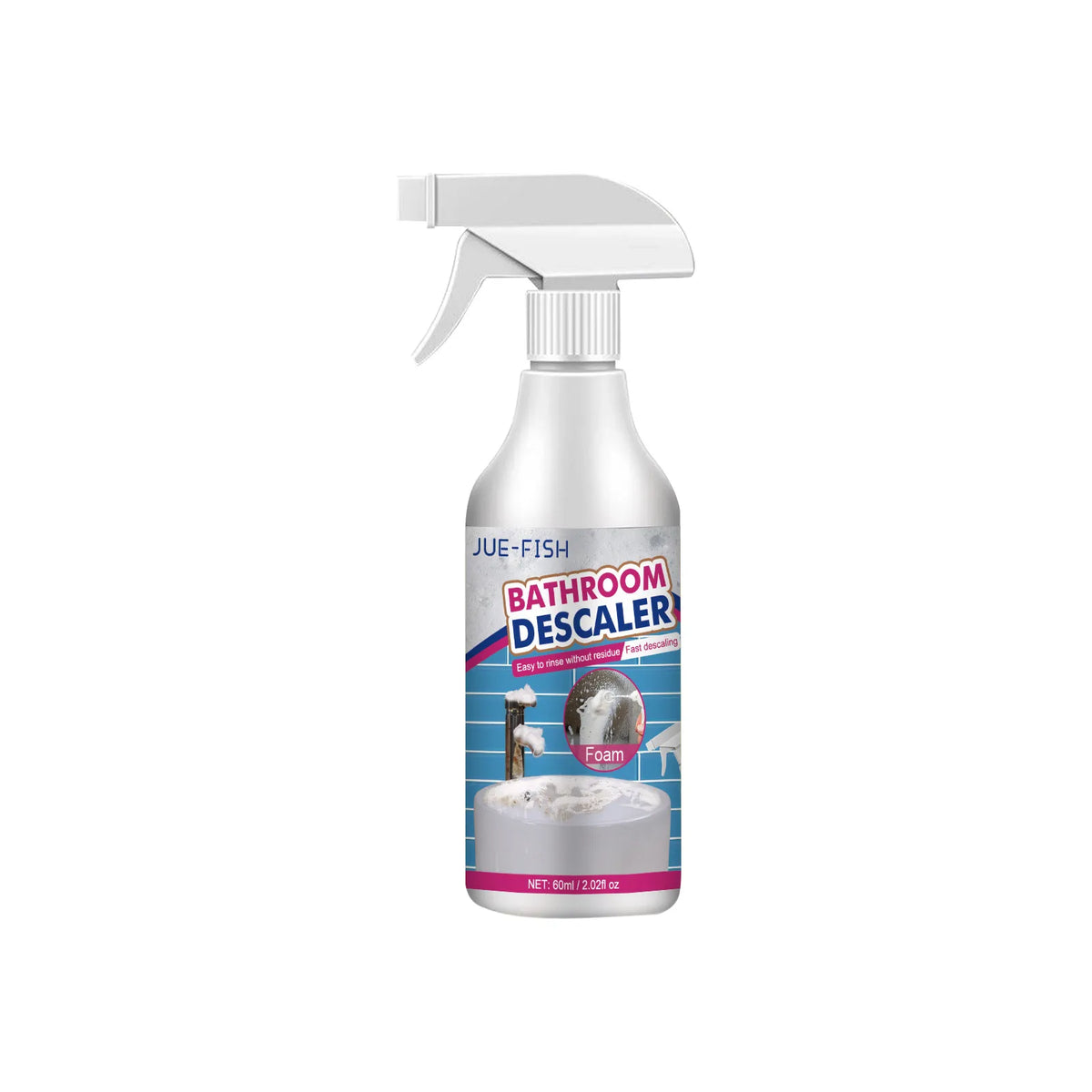Bathroom Tile & Grout Cleaning Kit with Microfiber Cloths for Shower Glass, Sinks & Ceramic Surfaces | Deep-Cleaning Solution for Soap