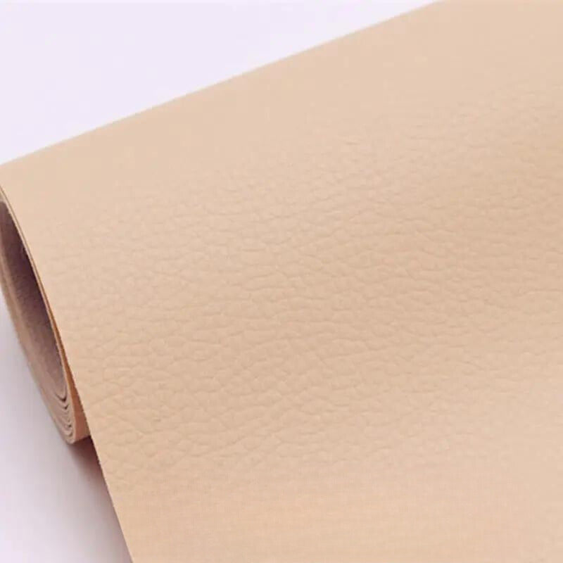 Peel-and-Stick Leather Repair Patches for Furniture, Car Seats & Bags – Cut-to-Fit, Waterproof Vinyl Sheet 20×54 in