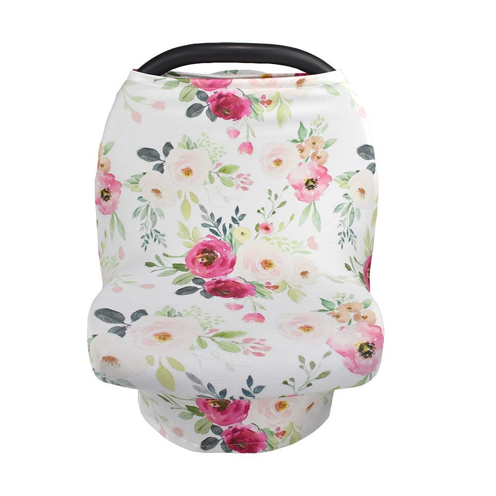 Stretchy Multi-Use Nursing Cover for Breastfeeding Privacy & Infant Car Seat Canopy