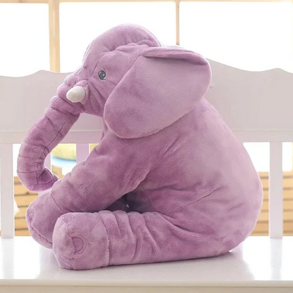 Plush Elephant Cushion Toy for Babies & Toddlers – Soft Nursery Decor – Nursery Accent Pillow for Kids Bedroom Playroom – Large Stuffed Anim