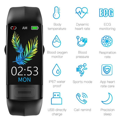 Smartwatch with Blood Pressure and EKG Monitoring, Heart Rate Tracking