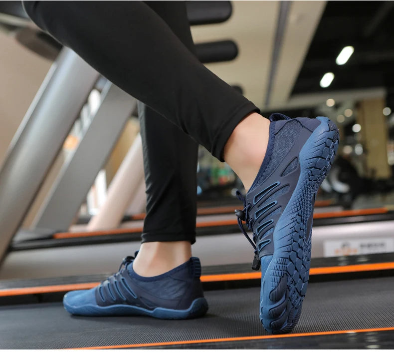 Minimalist Barefoot Shoes Wide Toe Box Orthopedic Walking Sneakers for Men Women Natural Gait Support Muscle Strengthening Breathable
