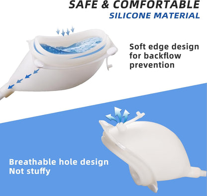 Portable Reusable Urinary Catheter Bag System with Waist Straps & 39-Inch Tube for Adults