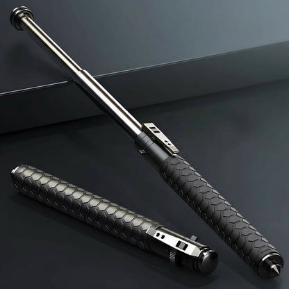 Walking Cane with Quick Deploy Mechanism, Adjustable Walking Stick for Self Defense, Telescopic Walking Stick