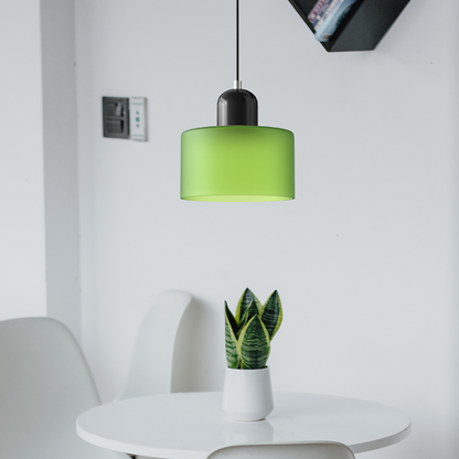 Linear LED Pendant Light White Glass Modern Hanging Fixture for Dining Room Kitchen Island Contemporary Halo Design Adjustable Cable