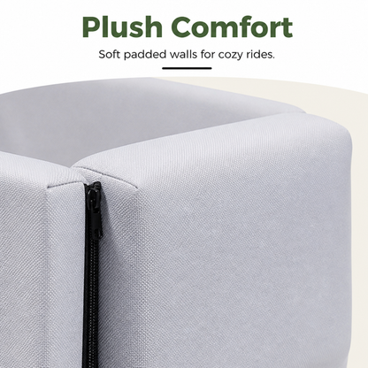 Ortekor Double-Belt Safety & Padded Car Booster Seat (Armrest Console)