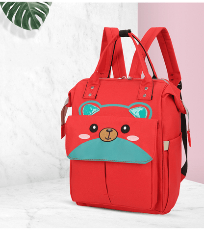 Multi-Pocket Baby Backpack with Insulated Bottle Holders & Stroller Straps for Travel