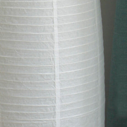 Dual-Socket Upright Lamp with Rice Paper Diffuser 54-Inch Tall White or Black for Bedside & Lounge