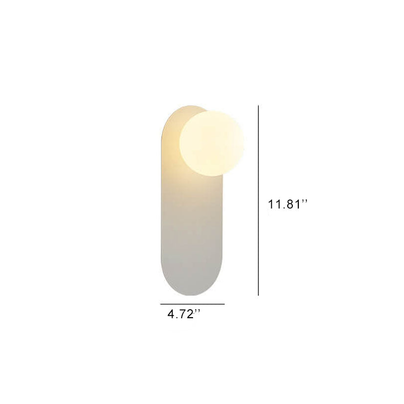 G9 Hardwired Wall Sconce Metal Glass 12 Inch Vertical Fixture Bedroom Hallway Indoor Lighting White Black for Modern Interiors