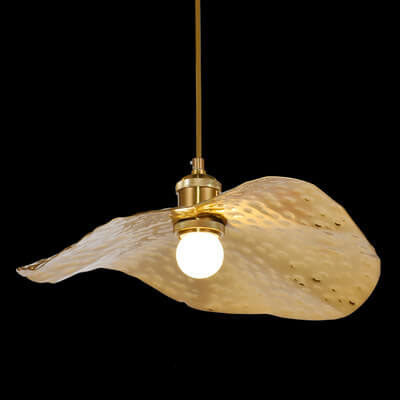 Hanging Ceiling Fixture with Adjustable Cord Gold Bronze Metal Shade E26 Socket for Dining Room Kitchen Island Bar Café