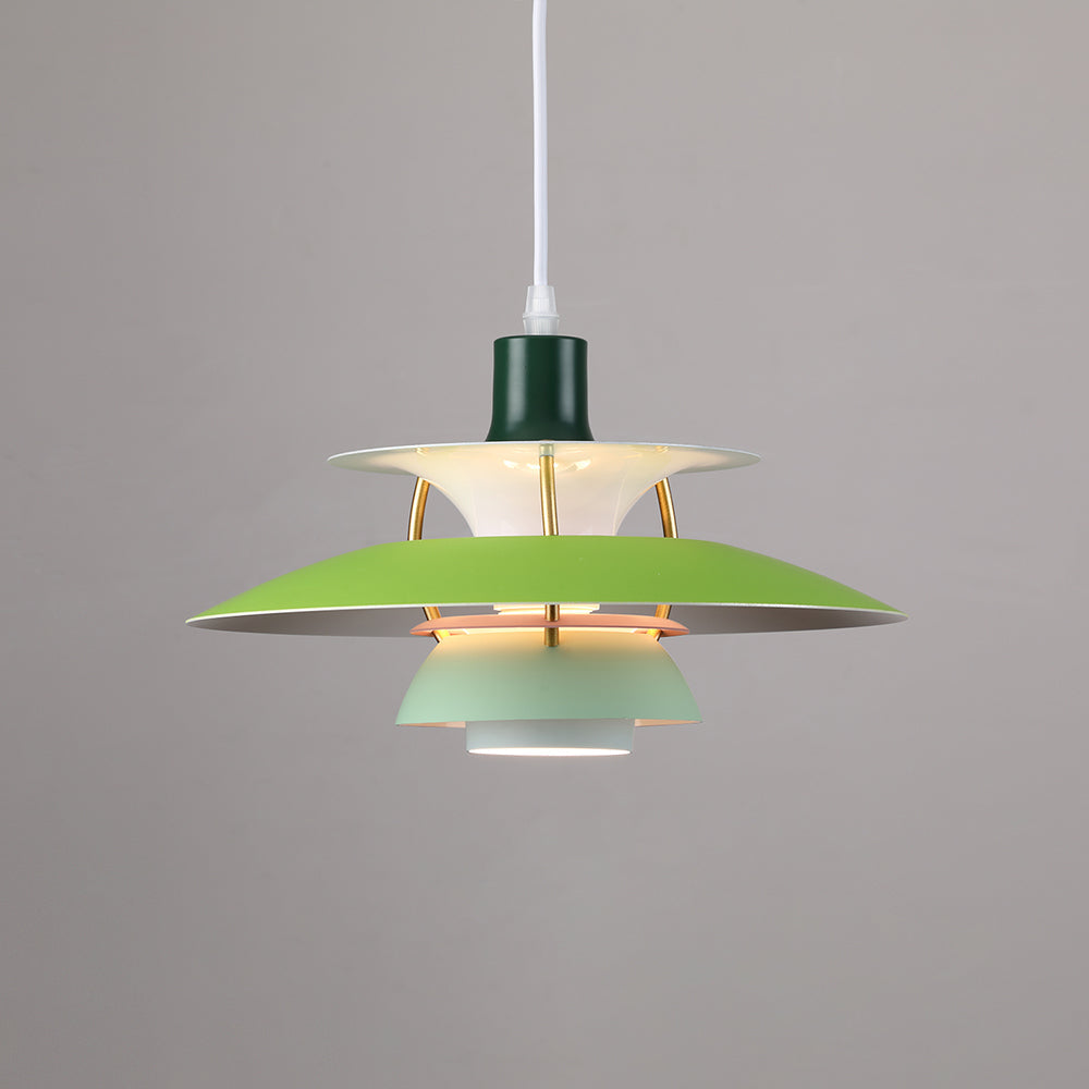 Adjustable Cord Pendant Light with Metal Shade – Modern Drop Ceiling Fixture for Kitchen & Dining Room