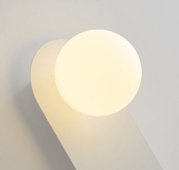 G9 Hardwired Wall Sconce Metal Glass 12 Inch Vertical Fixture Bedroom Hallway Indoor Lighting White Black for Modern Interiors