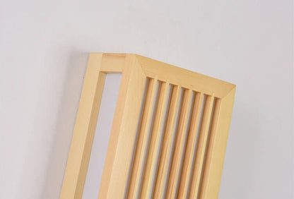 Wood Sconce Light 12 in Neutral Finish for Hallway Bedroom Entryway Ambient Low-Profile Fixture Energy-Saving Indoor Decor