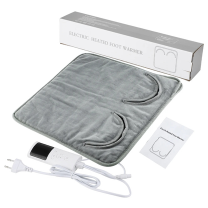 Heated Foot Warmer Pad with 9 Heat Settings & Auto Timer – Soft Microplush Electric Heating Mat for Home Office Winter