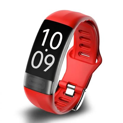 Health Tracking Wristband Heart Rate Blood Oxygen ECG Silicone Fitness Watch for iOS Android Women Men Sleep Activity Monitor