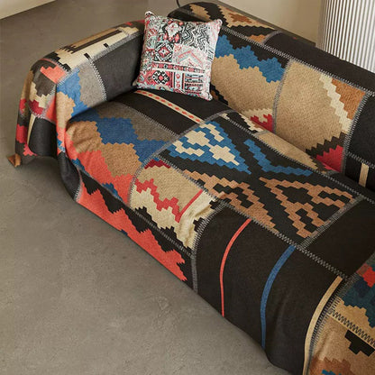 Sierra Sofa Cover - Southwestern Design, Durable Slipcover for Couches