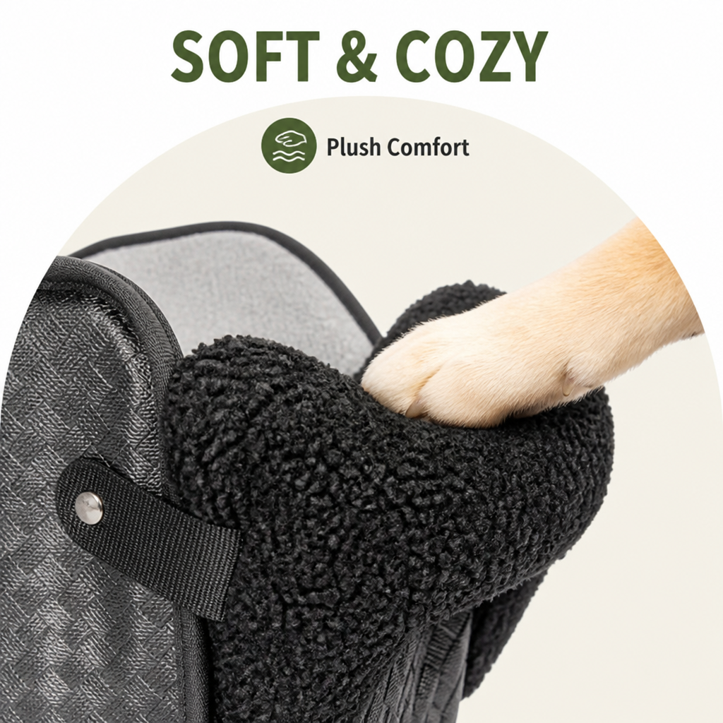 Ortekor Breathable Mesh & Safety Harness Dog Car Seat