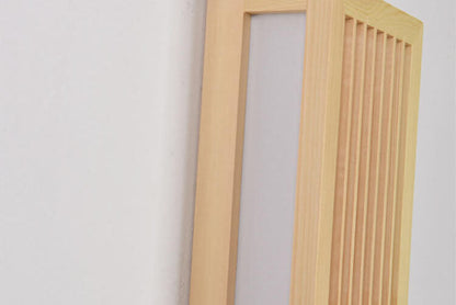 Wood Sconce Light 12 in Neutral Finish for Hallway Bedroom Entryway Ambient Low-Profile Fixture Energy-Saving Indoor Decor