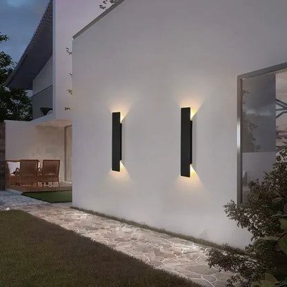 Weather-Resistant Aluminum Outdoor Wall Light for Patio Garden Entryway IP65 Waterproof LED Wall Sconce Modern Exterior Lighting