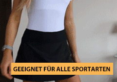Skort UV-Cut Inner Thigh Pockets Anti-Chafe