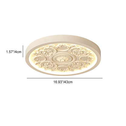 LED Ceiling Light Flush Mount with Remote Control Dimmable for Bedroom Living Room Low Profile