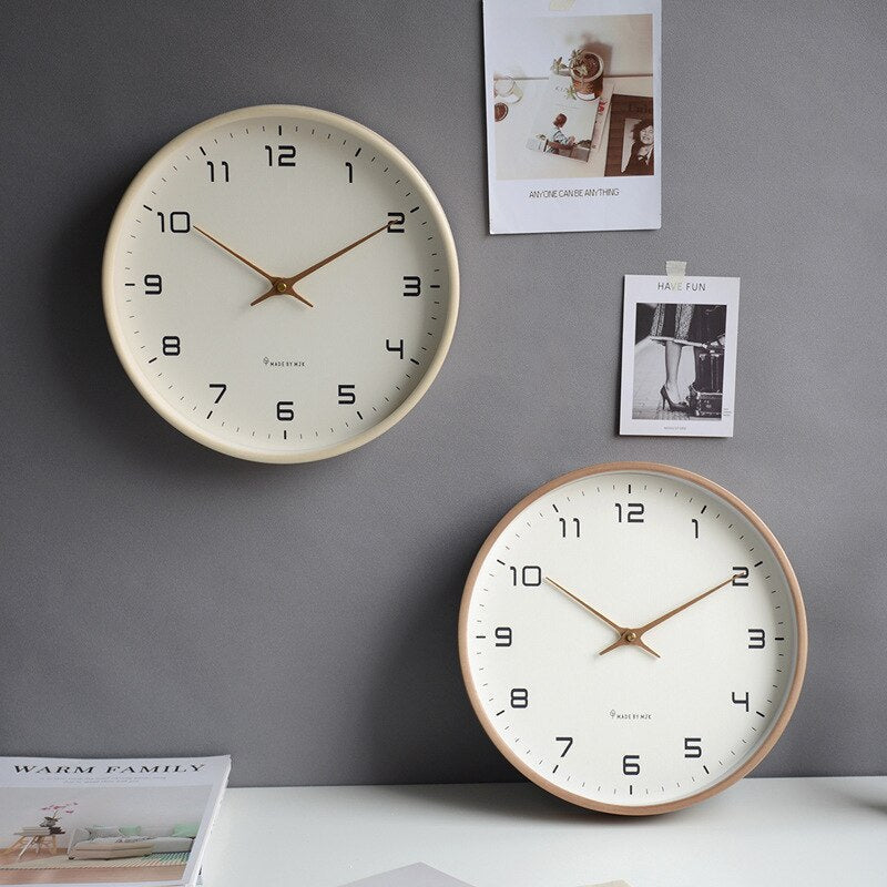 Tranquil Timekeeper – Stylish Silent Wood Wall Clock