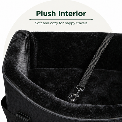 Ortekor Padded Elevated Dog Car Booster (Removable Washable Cover)