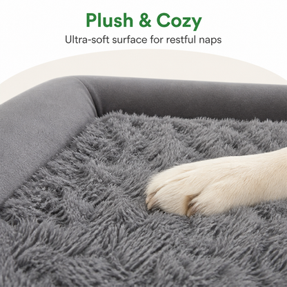 Ortekor Orthopedic Memory Foam & Non-Slip Dog Bed (Removable Cover)