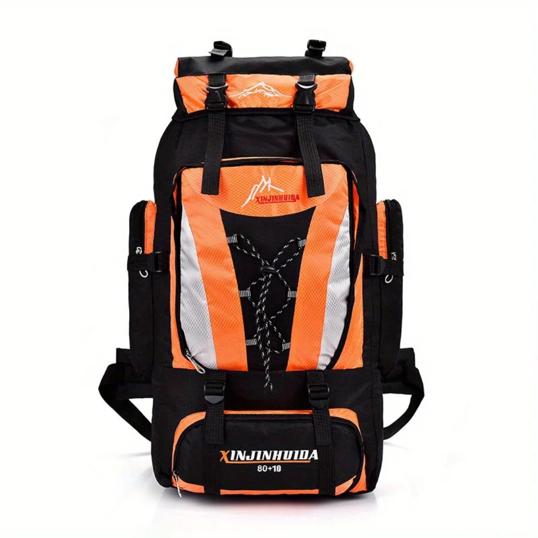 80L Hiking Backpack for Multi-Day Trips – Water-Resistant Trekking Pack with Breathable Support & Quick-Access Pockets for Camping