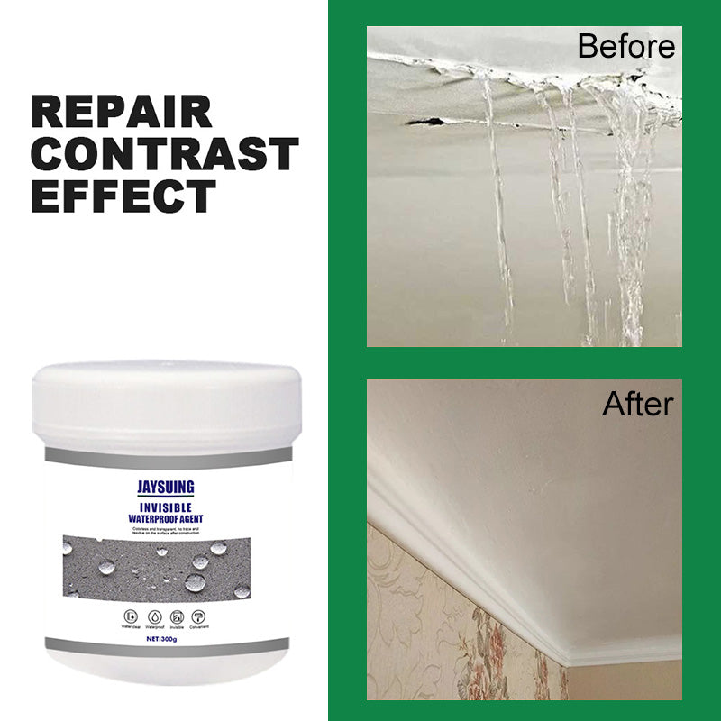Clear Leak Sealer Paste for Walls, Roofs & Pipes – Waterproof Barrier Coating for Concrete, Wood, Metal & Tile Repair