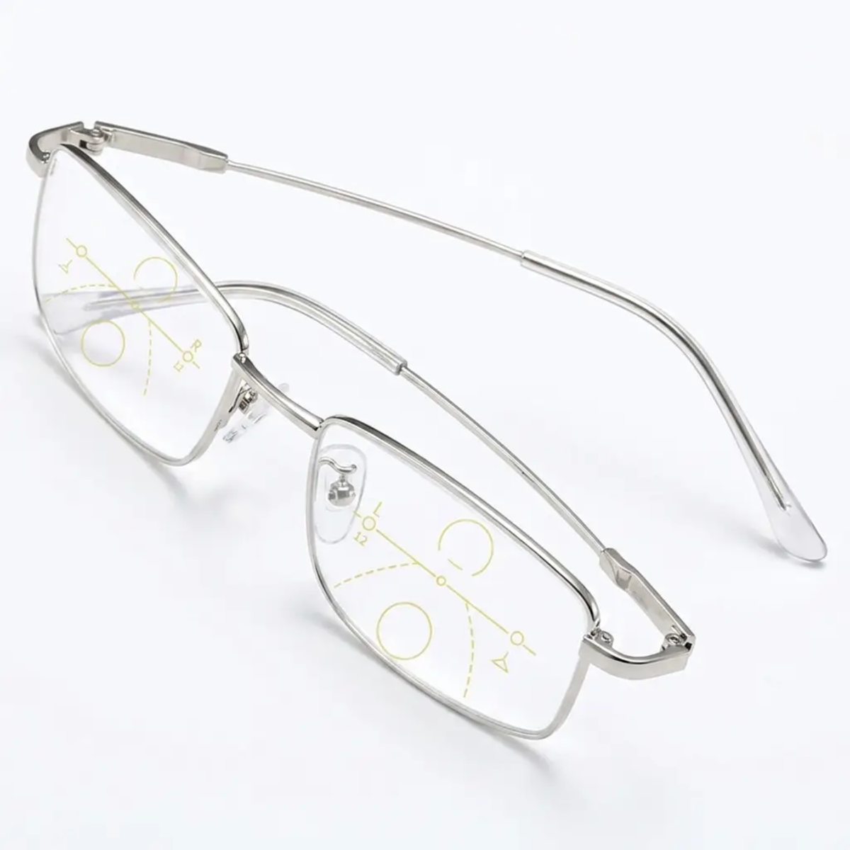 Progressive Reading Glasses with Blue Light Filter & Anti-Glare Coating for Screen Use, Books & Distance Vision | Multifocal Polycarbonate L
