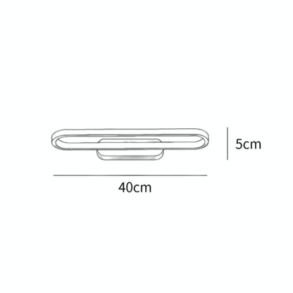LED Vanity Sconce 16-Inch Brass Finish Switchable Color Temperature for Bathroom Mirror Powder Room Dressing Table Makeup Counter Modern Acc