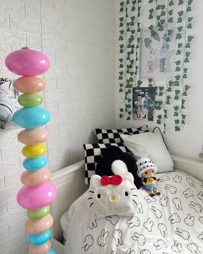 Translucent Acrylic Tower Light 63 Inches Tall Modern Statement Piece for Bedrooms Lounges Hallways Offices