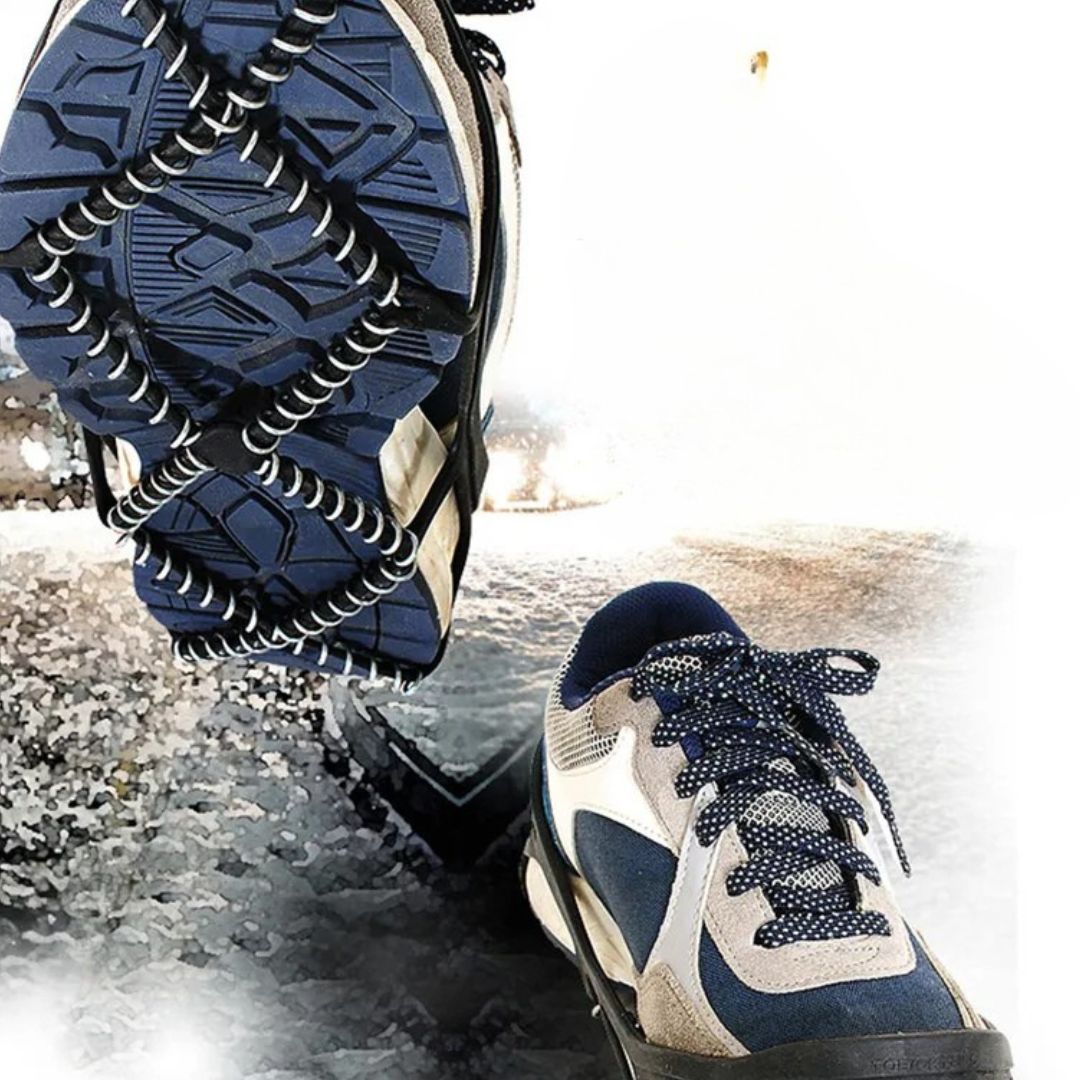 Ice Traction Cleats for Shoes & Boots – Walk Safe on Snow & Ice | Winter Grip Spikes for Men & Women