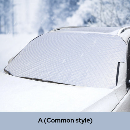 Windshield Snow Cover with Magnetic Hold & Mirror Protection for Cars, SUVs & Trucks – All-Season Frost Shield & Sun Blocker