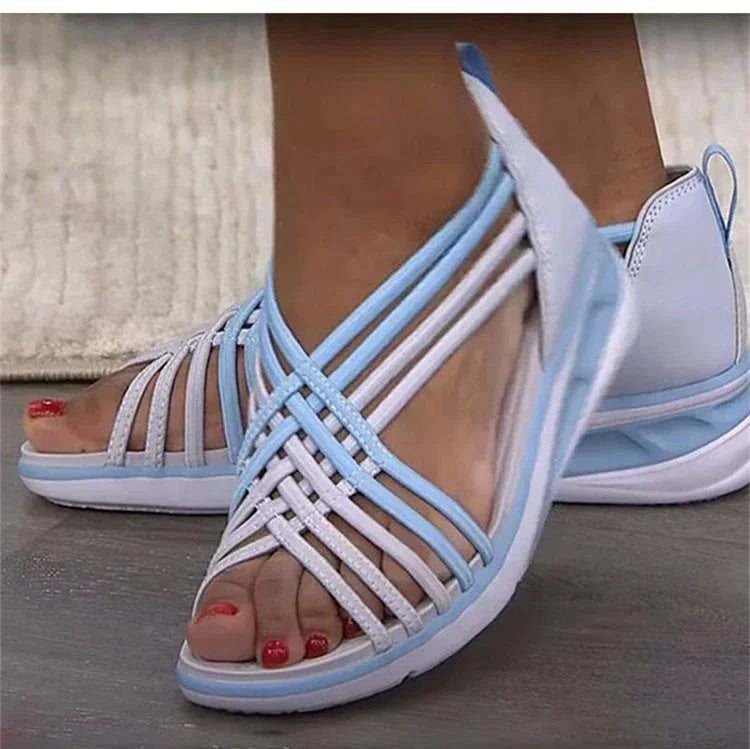 Women's Waterproof Summer Sandals with Arch Support – Slip-Resistant Lightweight Walking Shoes for Beach, Travel & Outdoor Activities
