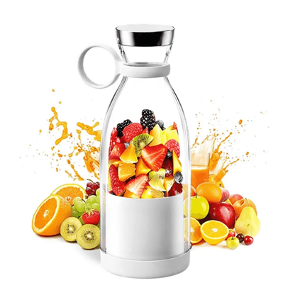 Rechargeable Personal Blender Bottle with USB Charging for Smoothies Shakes & Protein Drinks – Portable Single Serve Blender Mixer Cup for