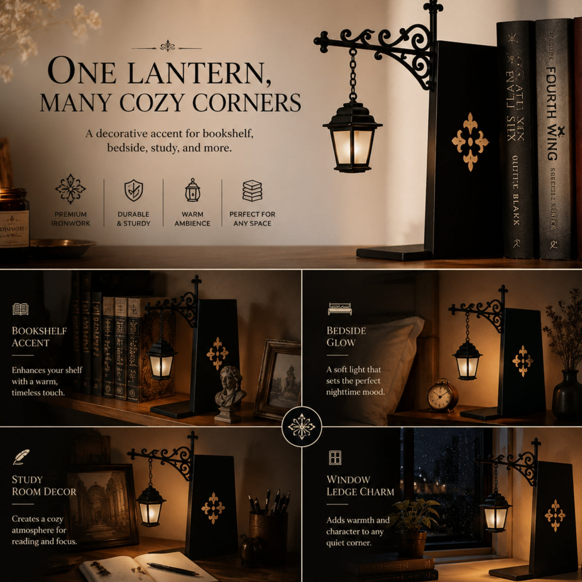 Storylight™ – Vintage Bookshelf Lantern