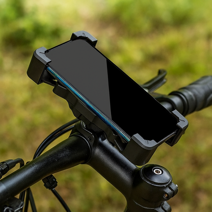 Rotating Phone Mount for Bike Handlebar – 360° Adjustable Smartphone Holder for Bicycle, Motorcycle & E-Bike – Universal Fit for iPhone