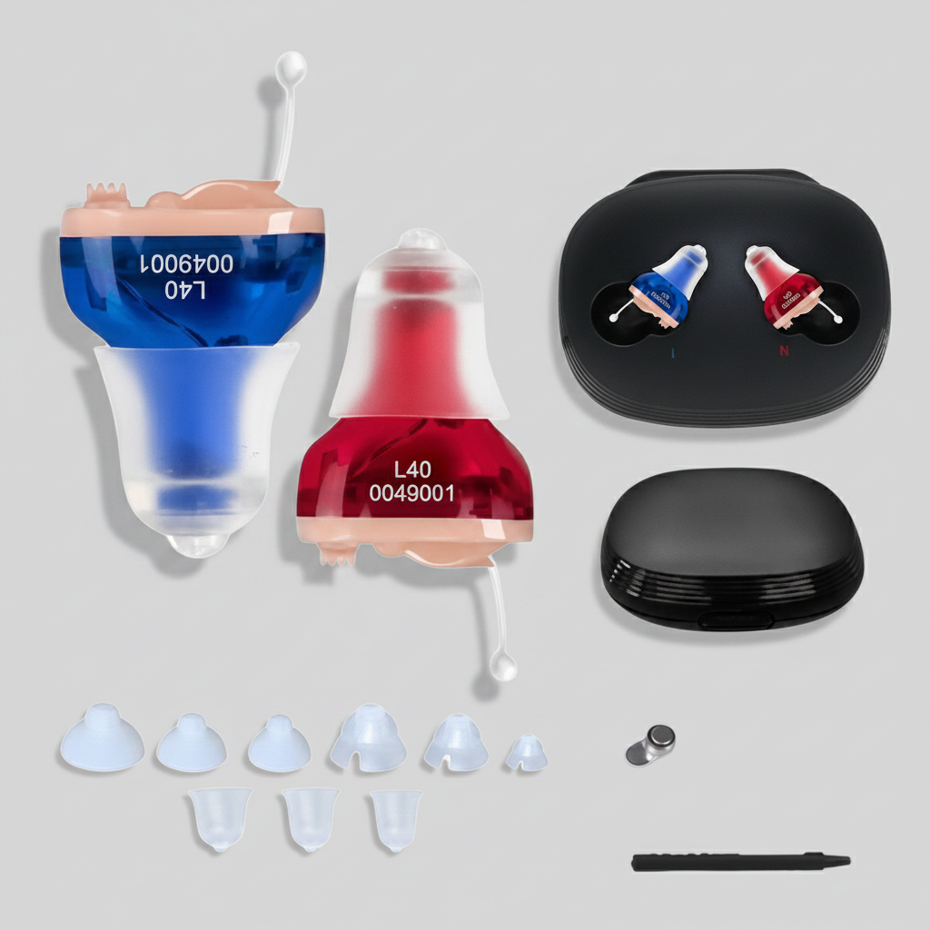 Rechargeable In-Ear Sound Amplifier Set – Discreet Personal Audio Device for Everyday Listening, Conversations & Daily Activities