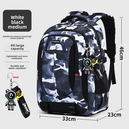 Multi-Compartment Student Backpack with Padded Laptop Sleeve & Adjustable Straps for School, College & Everyday Use