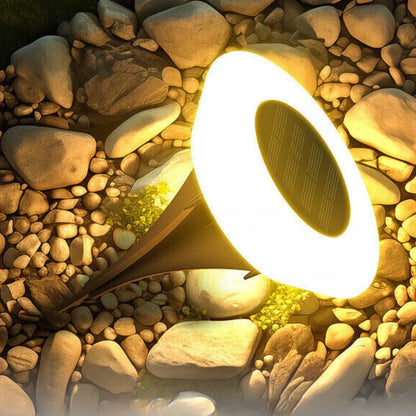 Solar Ground Lights for Pathways & Lawns – Weather-Resistant LED In-Ground Garden Markers, Auto On/Off Dusk Sensor