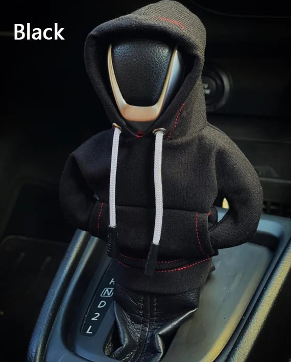 Mini Hoodie Gear Shift Cover – Playful Car Interior Accessory for Manual & Automatic Vehicles