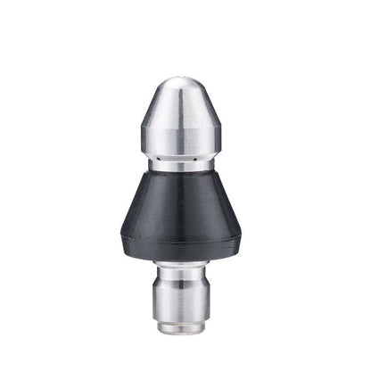 Pressure Washer Sewer Jetter Attachment for Stubborn Pipe Clogs 1/4 Inch Quick Connect Rotary Cleaning Tool for Household Drains Kitchen Bat